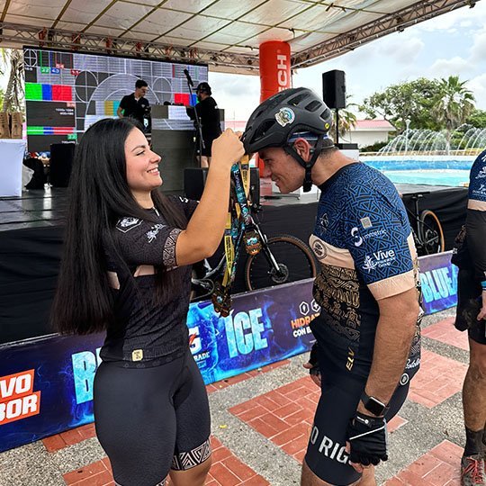 Medalla entregada a un rider de la Travesía Bololo.