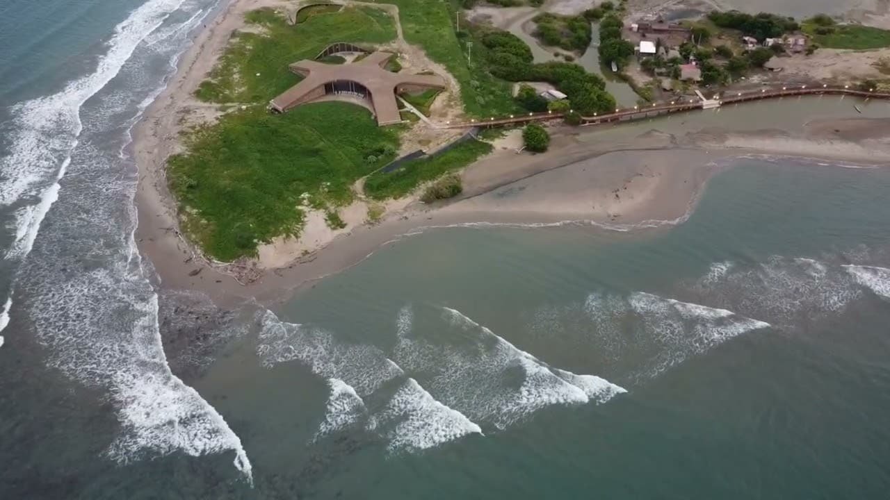 Vista de Salinas del Rey en el Atlántico colombiano